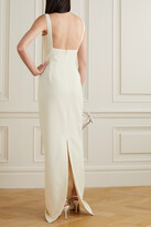Thumbnail for your product : Emilia Wickstead Micheline Crepe Maxi Dress - Ivory