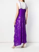 Thumbnail for your product : P.A.R.O.S.H. layered sequin slip dress