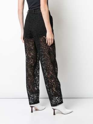 Magda Butrym Tapered Lace Trousers