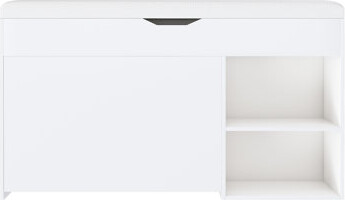 Heir Flip-Top Shoe Storage Bench with Ample Storage