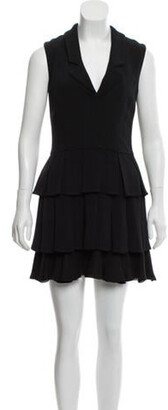 Cushnie et Ochs Sleeveless Mini Dress Black