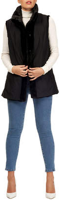 Gorski Mink-Fur & Silk Taffeta Reversible Vest