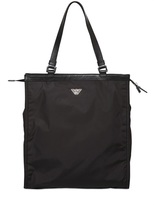 Thumbnail for your product : Emporio Armani Nylon Tote Bag With Leather Details