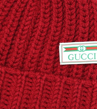 Gucci Ribbed-knit wool beanie
