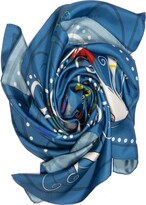 Thumbnail for your product : Mila & Such Deluge Mermaid Silk Scarf