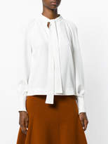 Thumbnail for your product : See by Chloe pussy bow keyhole blouse