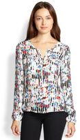 Thumbnail for your product : Parker Marissa Printed Silk Blouse