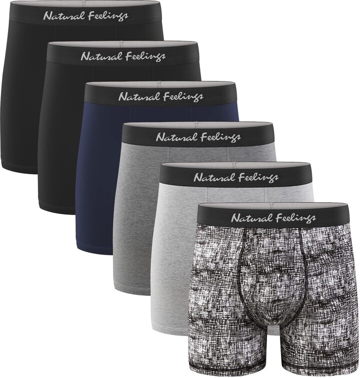 Natural Feelings Men Boxers Cotton Mens Underwear Boxer Shorts