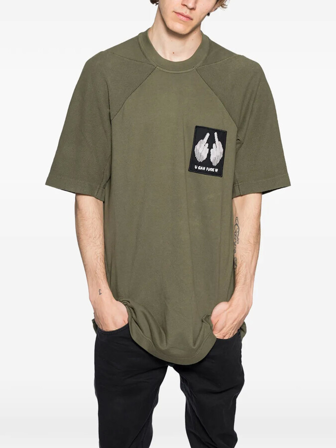 11 By Boris Bidjan Saberi patch T-shirt
