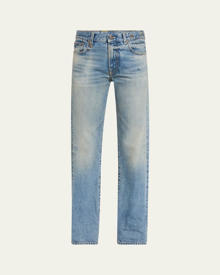 R 13 Romeo Cuffed Boyfriend Jeans