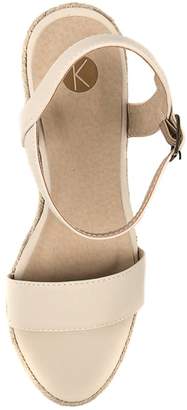 Ko fashion Penelopy Beige Sandals Womens Shoes Casual Heeled Sandals