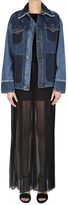 Thumbnail for your product : McQ Patchwork Frayed Denim Jacket