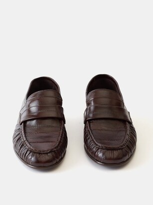 THE ROW, Soft Eel Skin Leather Loafers, Men