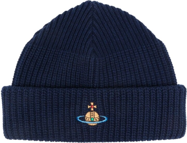 Menswear Vivienne Westwood Orb Knit Beanie Vivienne Westwood Orb