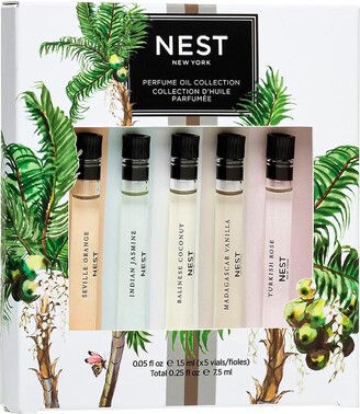 NEST Fragrances Perfume Oil Vial Discovery Set, 0.05 fl oz, 1.5 ml x5.  total: 0.25 fl oz