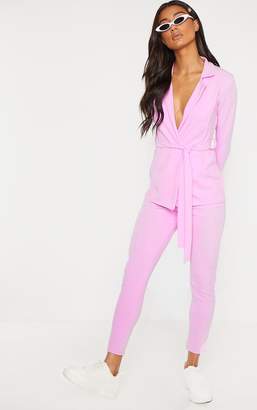 PrettyLittleThing Lilac Crepe Skinny Trousers