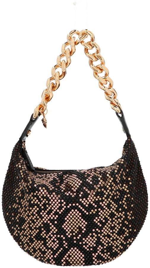 Versace Medusa Chain Crystal Shoulder Bag - ShopStyle