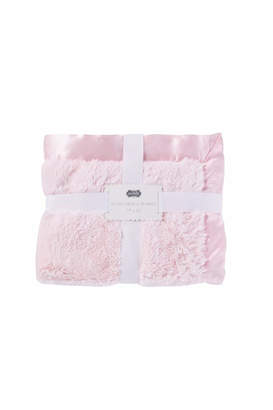 Mud Pie Pink Chenille Blanket