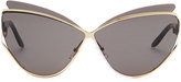 Thumbnail for your product : Christian Dior Audacieuse Cat-Eye Sunglasses, Golden