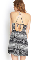 Thumbnail for your product : Forever 21 Crossback Tribal Print Shift Dress