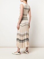 Thumbnail for your product : Proenza Schouler Striped Sleeveless Knitted Dress