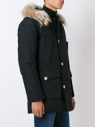 Woolrich multi-pocket parka coat