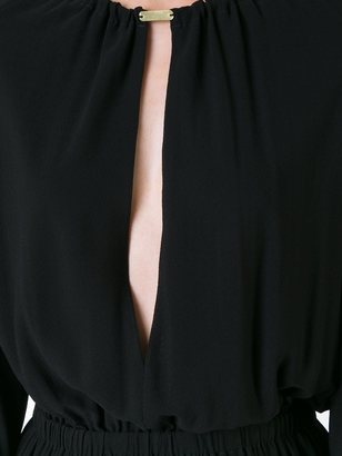 Jay Ahr central slit longsleeved dress