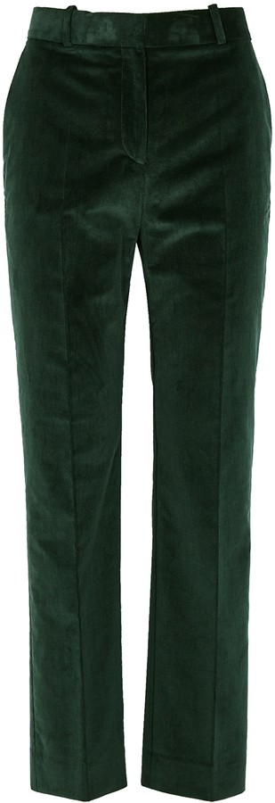 forest green corduroy pants