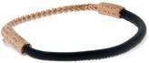 Thumbnail for your product : Marco Dal Maso Half Chain & Half Leather Bracelet