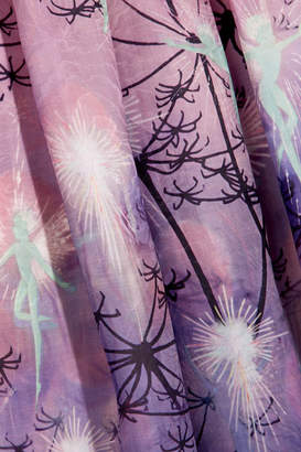 Mary Katrantzou Disney Printed Silk-organza Gown - Baby pink