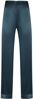 ASCENO Satin-Effect Pajama Trousers