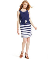 Thumbnail for your product : Tommy Hilfiger Sleeveless Striped Dress