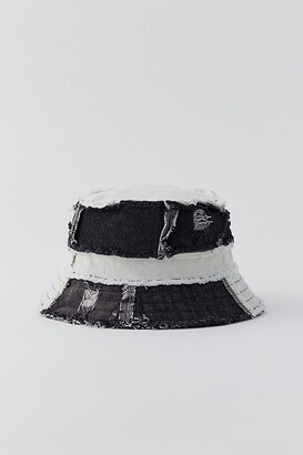 BDG Denim Patchwork Bucket Hat in Blue - ShopStyle