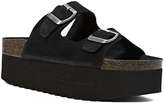 Thumbnail for your product : Nasty Gal Jeffrey Campbell Aurelia Platform Sandal - Black Suede