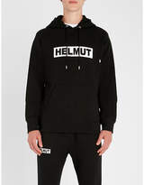 Thumbnail for your product : Helmut Lang Logo-print cotton-jersey hoody