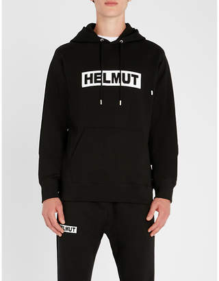 Helmut Lang Logo-print cotton-jersey hoody