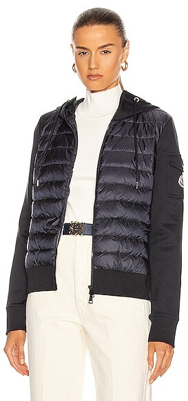 Moncler Maglia Cardigan Jacket in Navy - ShopStyle