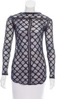 Thumbnail for your product : Isabel Marant Long Sleeve Lace Top