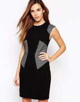 Thumbnail for your product : Warehouse Crepe Laser Cut Body-Conscious Dress