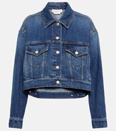Thumbnail for your product : Alexander McQueen Cropped denim jacket