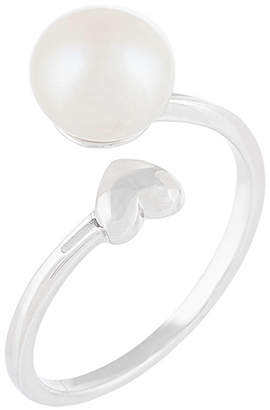 Splendid Pearls Silver 7.5-8Mm Freshwater Pearl Ring