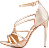 Thumbnail for your product : Schutz Adeline Strappy Metallic Sandal, Frappe