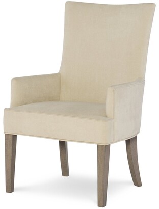 Rachael Ray Home Set Of 2 Highline Light Beige Upholstered Host Chairs