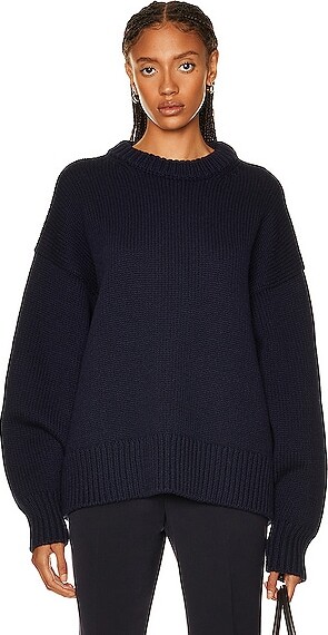 The Row Ophelia Sweater in Navy