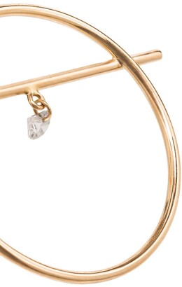 PERSÉE 18K Yellow Gold Ring Diamond Earrings