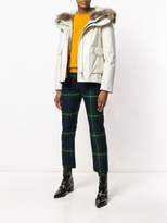 Thumbnail for your product : Woolrich fur-trim zipped jacket