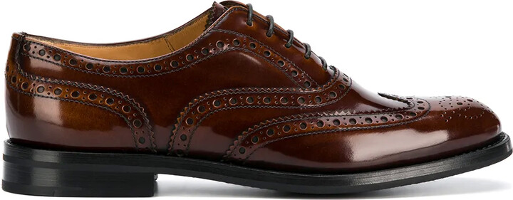 ローファー・オックスフォード CHURCHS BURWOOD WG BRUSHED LEATHER OXFORD SHOES RICHELIEU CHURCH BURWOOD WG FUME | Upper Shoes
