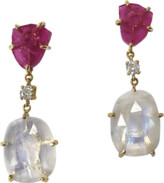 Thumbnail for your product : Jan Leslie La Boca 18K Gold One-Of-A-Kind Gemstone Earrings