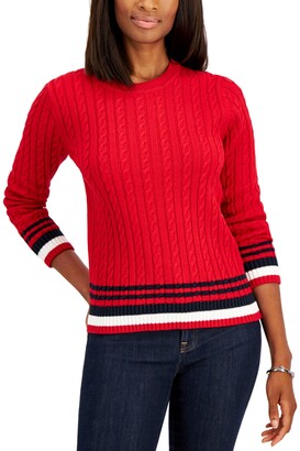 Tommy Hilfiger Red Women's Sweaters on Sale | Shop the world's largest  collection of fashion | ShopStyle
