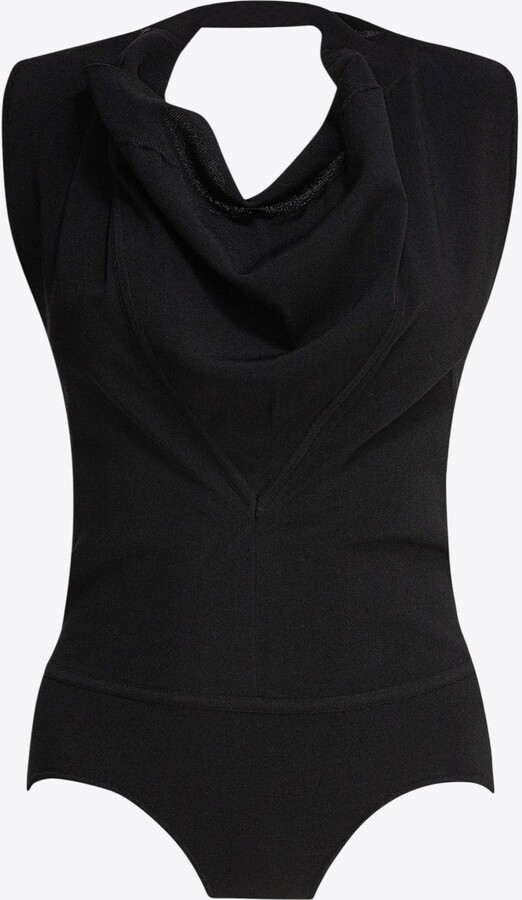 Sportmax Abano Draped Bodysuit
